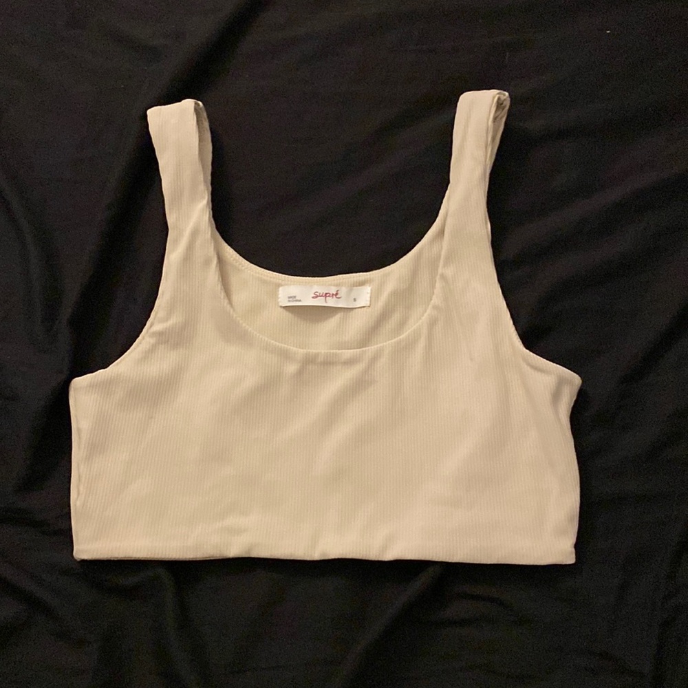 supre ribbed crop top